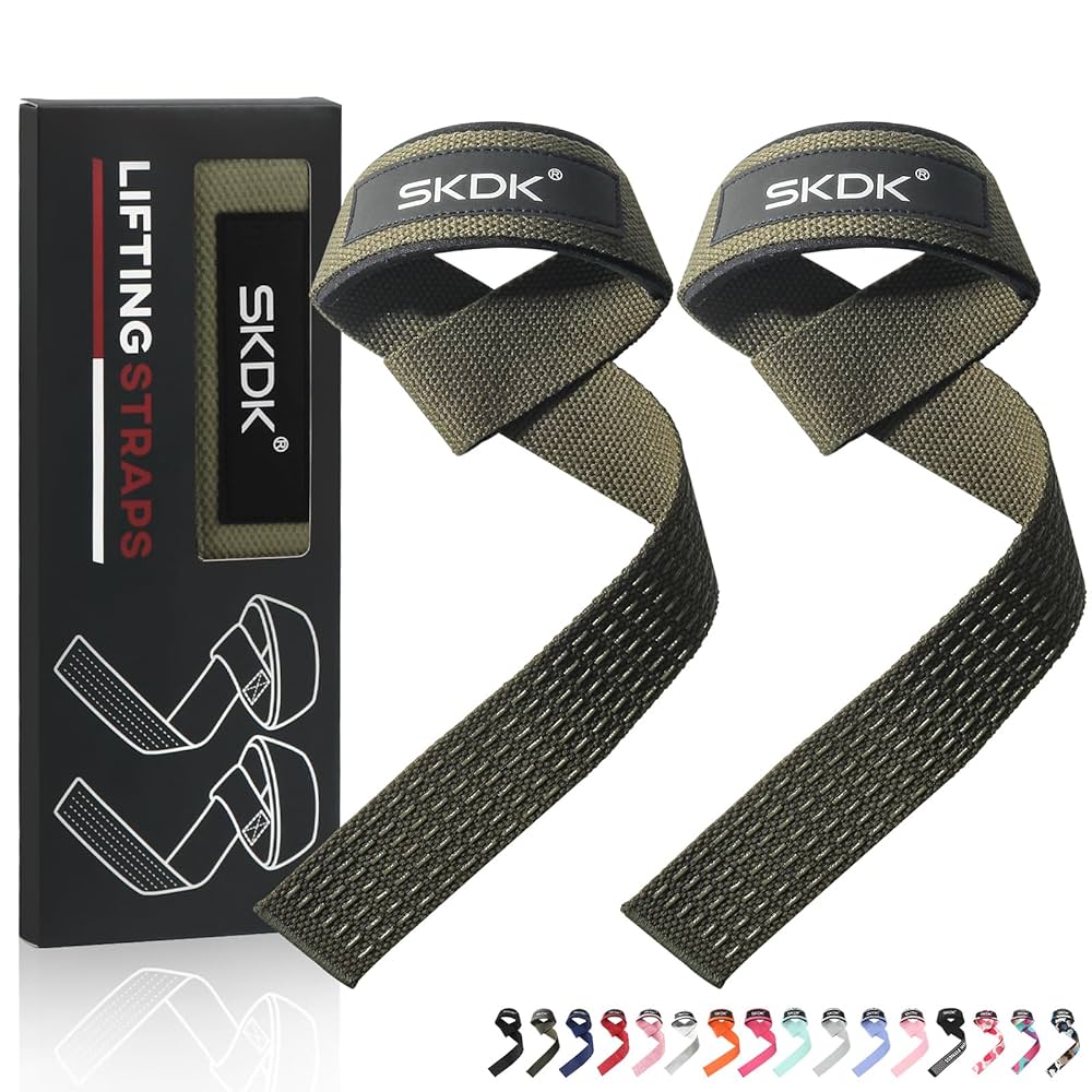 1 Pair SKDK Weight Lifting Wrist Straps