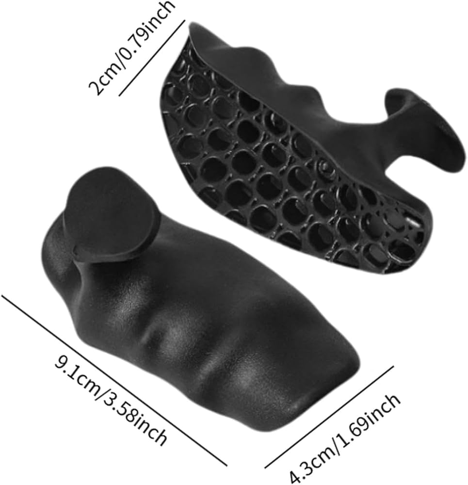 Silicone Gym Grips for Palm Protection & Training- Black