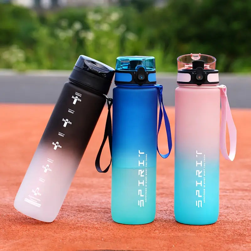 1pc Gradient Color Water Bottle