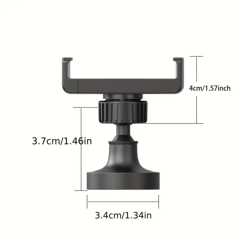 1pc Heavy Duty Aluminum Alloy Gym Magnetic Phone Holder